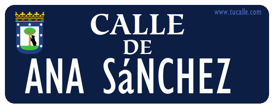 cartel_de_calle-de-Ana Sánchez _en_madrid_antiguo